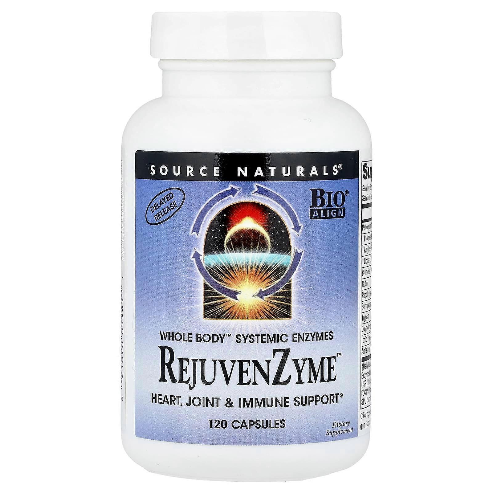 Source Naturals, RejuvenZyme, 120 Capsules