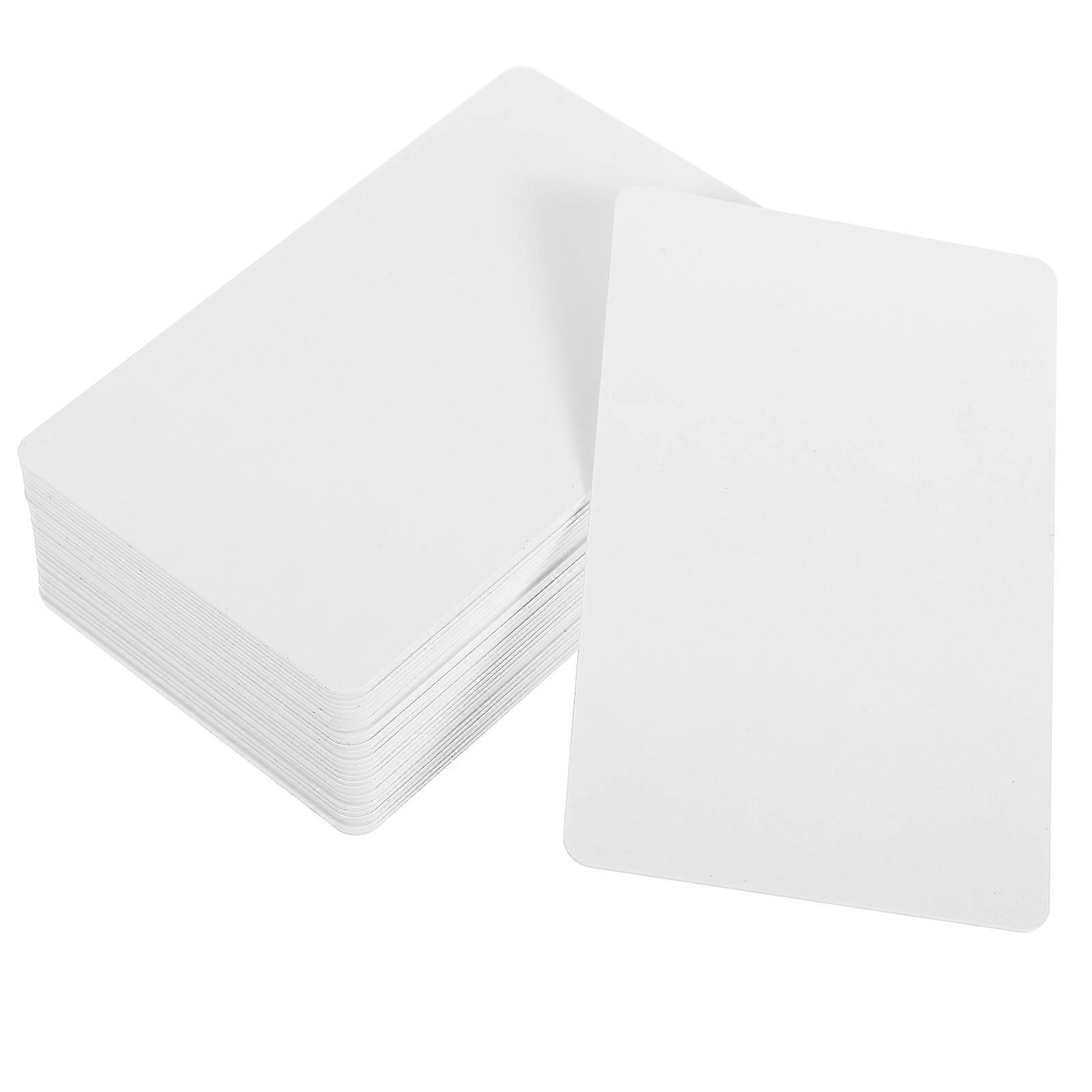Access Control System PVC Cards 30Pcs White Plastic Id Cards