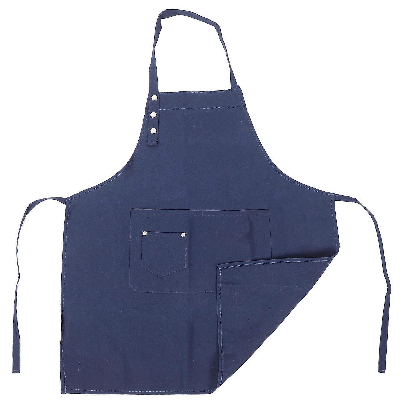 Chef Apron Kitchen Apron for Cooking with Adjustable Neck Strap 1Pcs