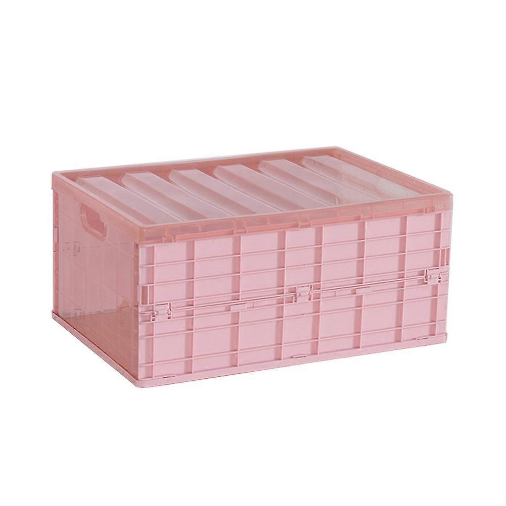 Multifunctional Plastic Storage Case for Storage Portable Foldable Box Pink
