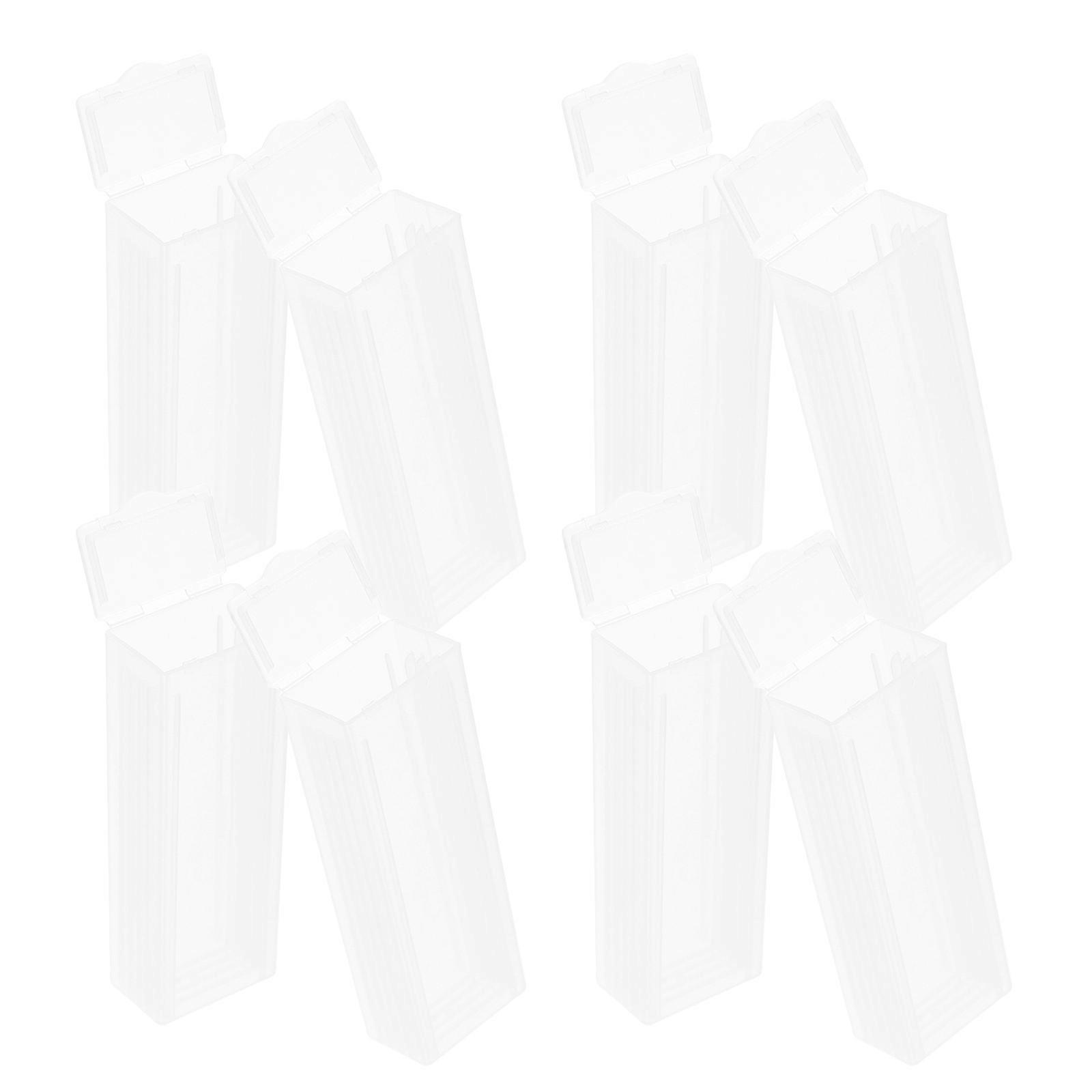 Pathology Slide Storage Case Plastic Microscope Slide Holder Compact 10Pcs