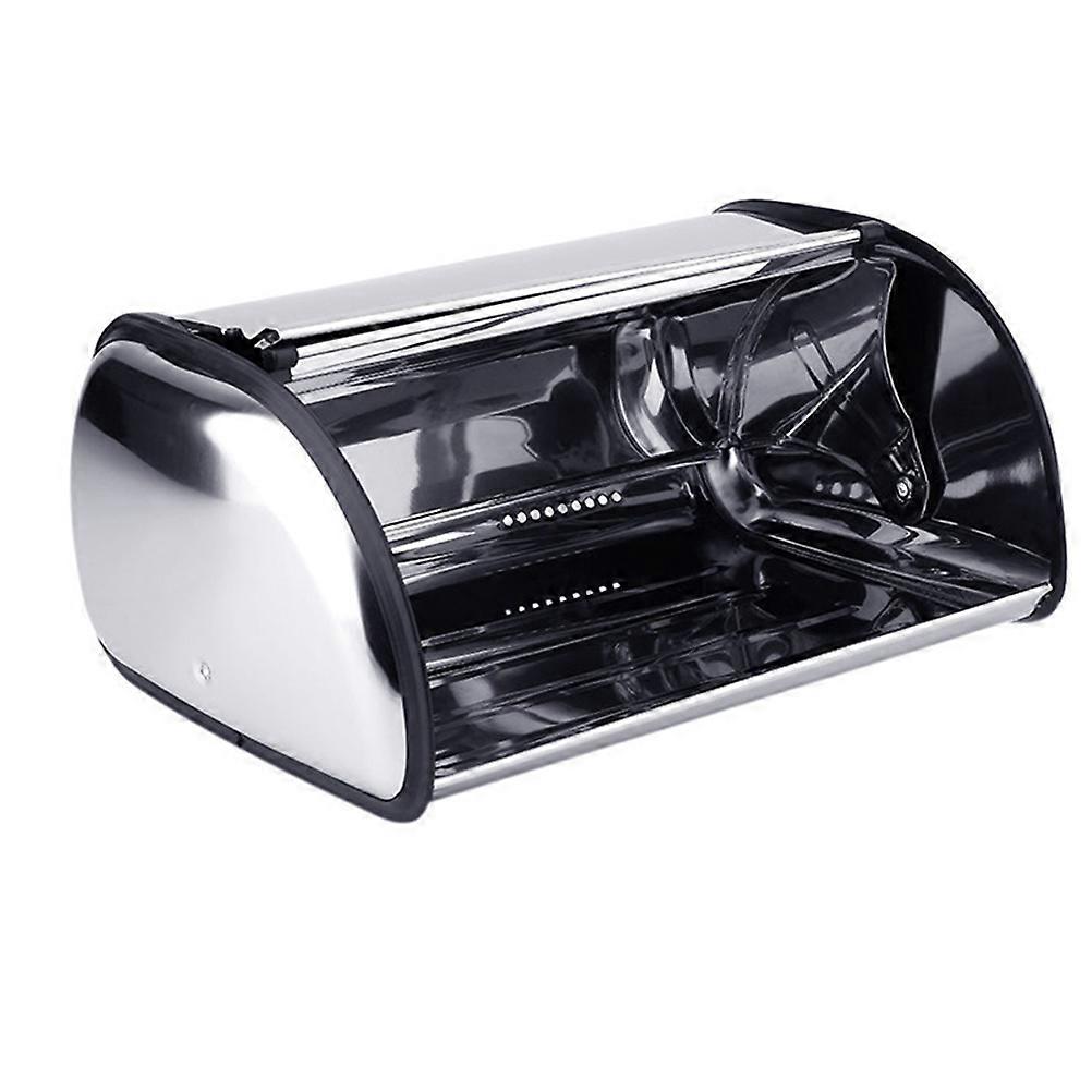 Bread Box Stainless Steel for Storage Use Silver Breadbox