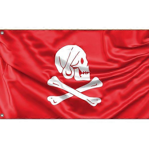 Drapeau pirate d'Henri Rouge A2382