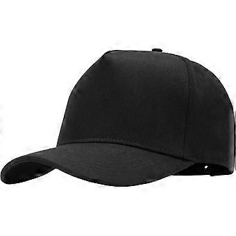 Vintage Trendy Trucker Hat, Structured 5-Panel Snapback Hat, Adjustable Cotton Solid or 2-Tone Baseball Cap Men Women