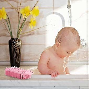 Square Tactile Brush Tools Scrub Massage Bath Baby Scrubber for Body Scrubbers