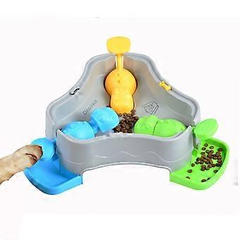 Interactive Dog Puzzle Feeder Toy - Engaging Slow Feeder for Small to Medium Dogs & Cats - Multi-Pet Fun!