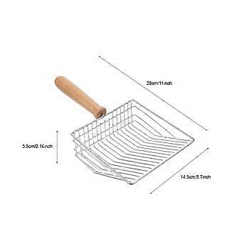 Durable Cat Litter Stainless Steel with Hollow Filter 1Pcs