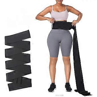 Verstellbarer Taillentrainer Körperformung Gewundenes Korsett, Damen Elastischer Bauchgürtel 4 Meter