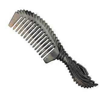 8.26 Inch Natural Yak Horn Combs Anti-Static Hair Brush -Width Teeth and Standard Teeth Combs