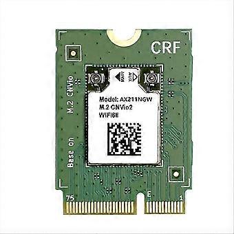 AX211NGW WiFi 6E Card 2.4G&5G&6G M.2 CNVio Bluetooth 5.3 802.11AX Support Win10 Win11 LINUX Wireless