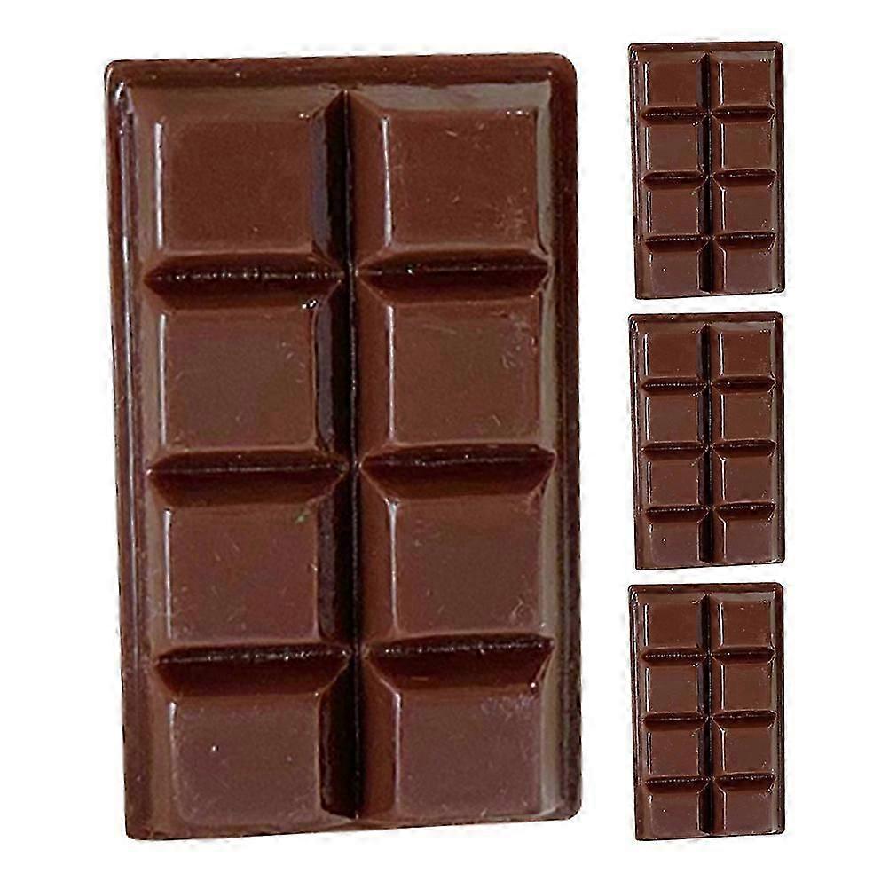 20Pcs Coffee PVC Simulated Chocolate Models for Decoration