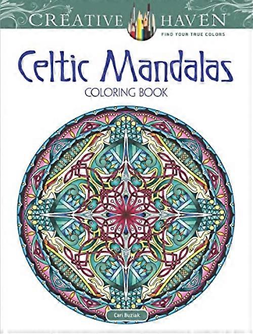 Creative Haven Celtic Mandalas Libro para colorear