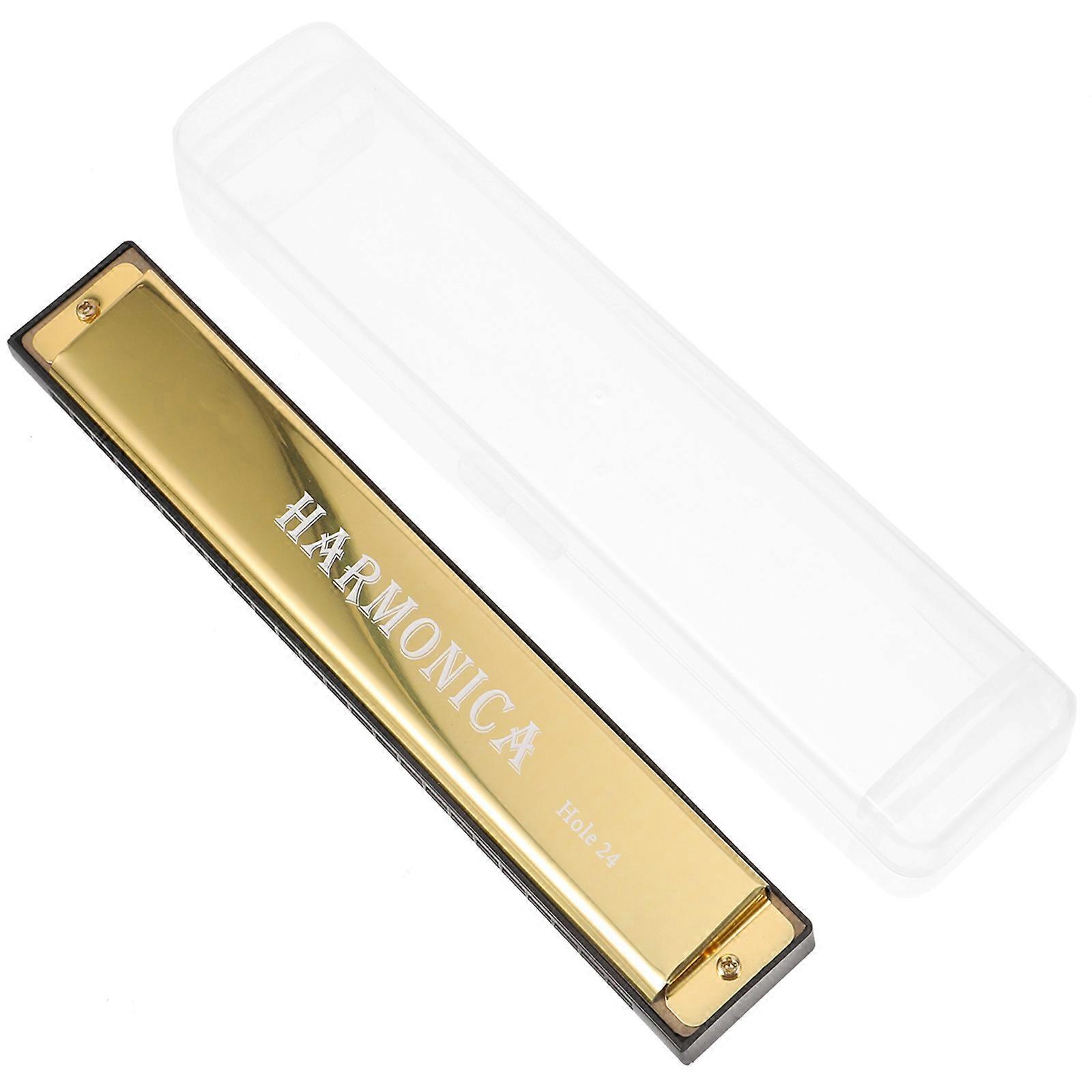 Kids Harmonica Beginner Harmonica 24 Holes Harmonica Portable Harmonica Adult Harmonica