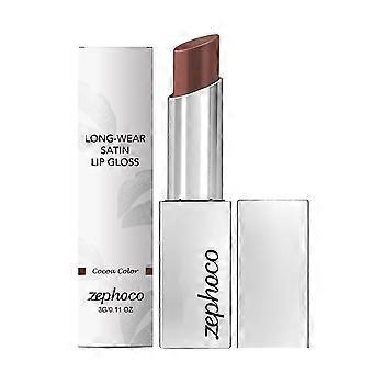 Zephoco Color Holding Soft Gloss Lip Gloss (Cocoa Color) Cream Smooth Body with Multi Color Options for Daily Versatile Lip Coloring
