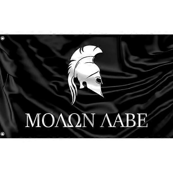 Black Molon Labe Flag CYQF-004