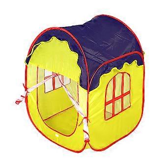 Foldable Game Play Tent House for Kids Indoor Castle Play Tent Purple