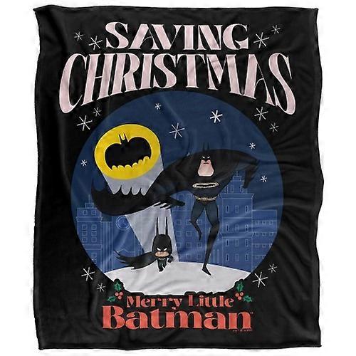 Batman Saving Christmas Soft Touch Blanket