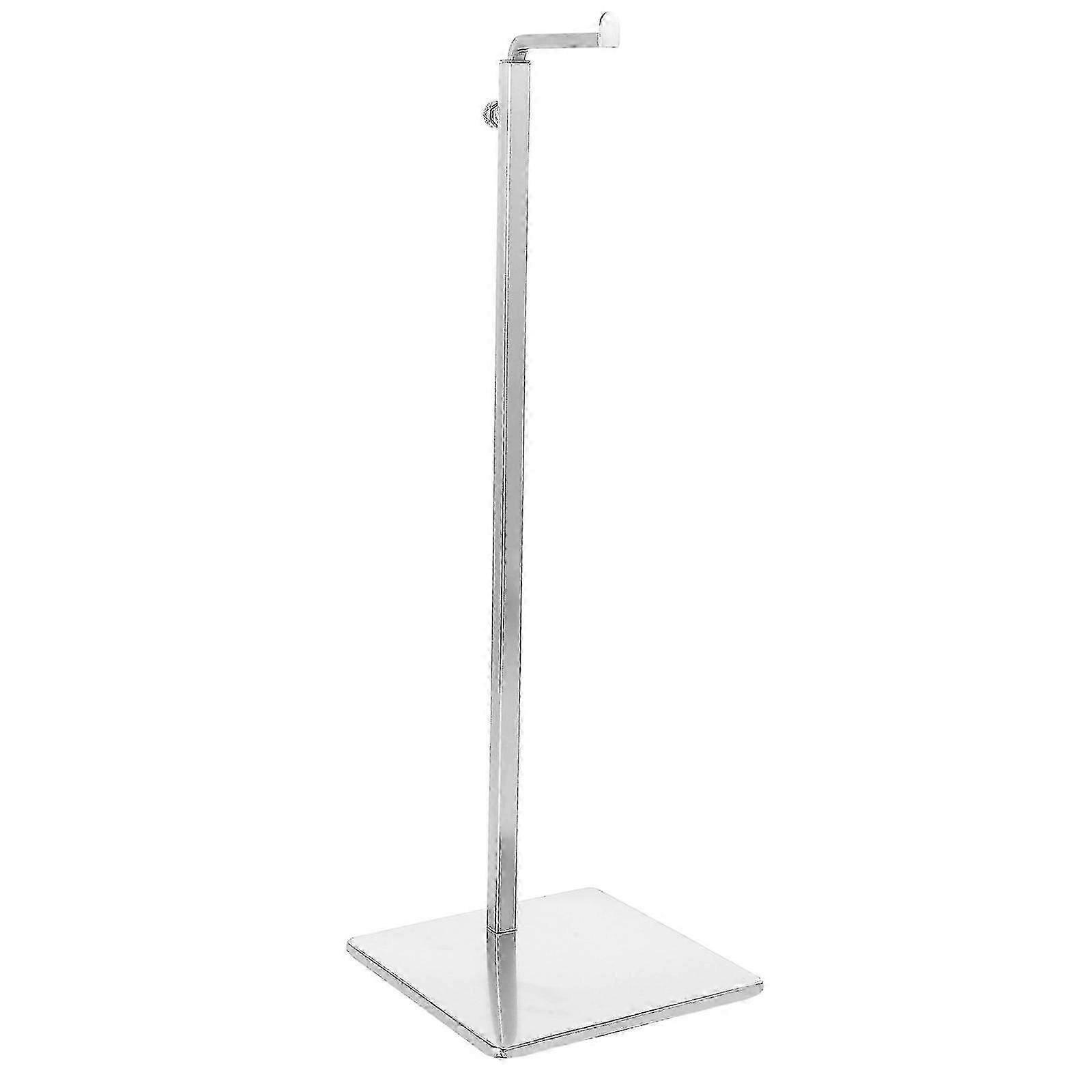 Silver Shaped Handbag Display Stand Adjustable for Home Use