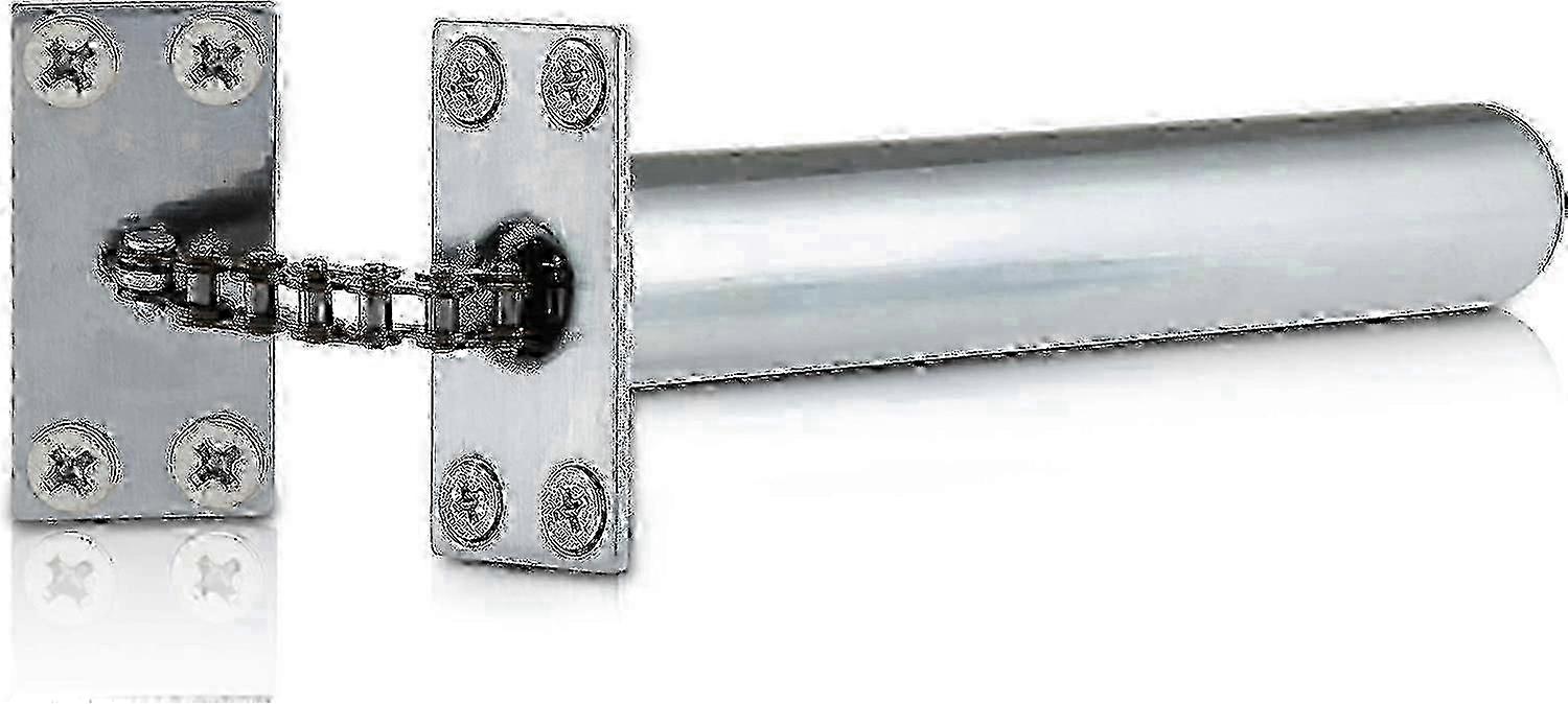 Satin Chrome Concealed Door Closer for Interior Doors with Soft Close Automatic Function