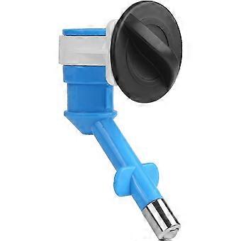 Water Bottle Head Spout Automatic Non-drip Pet Waterer Feeder Small Animal (blue) (1pcs)