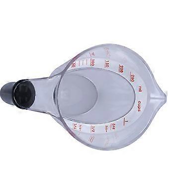 Plastic Measuring Cup Graduated for Measuring 1Pcs Hairdressing Use