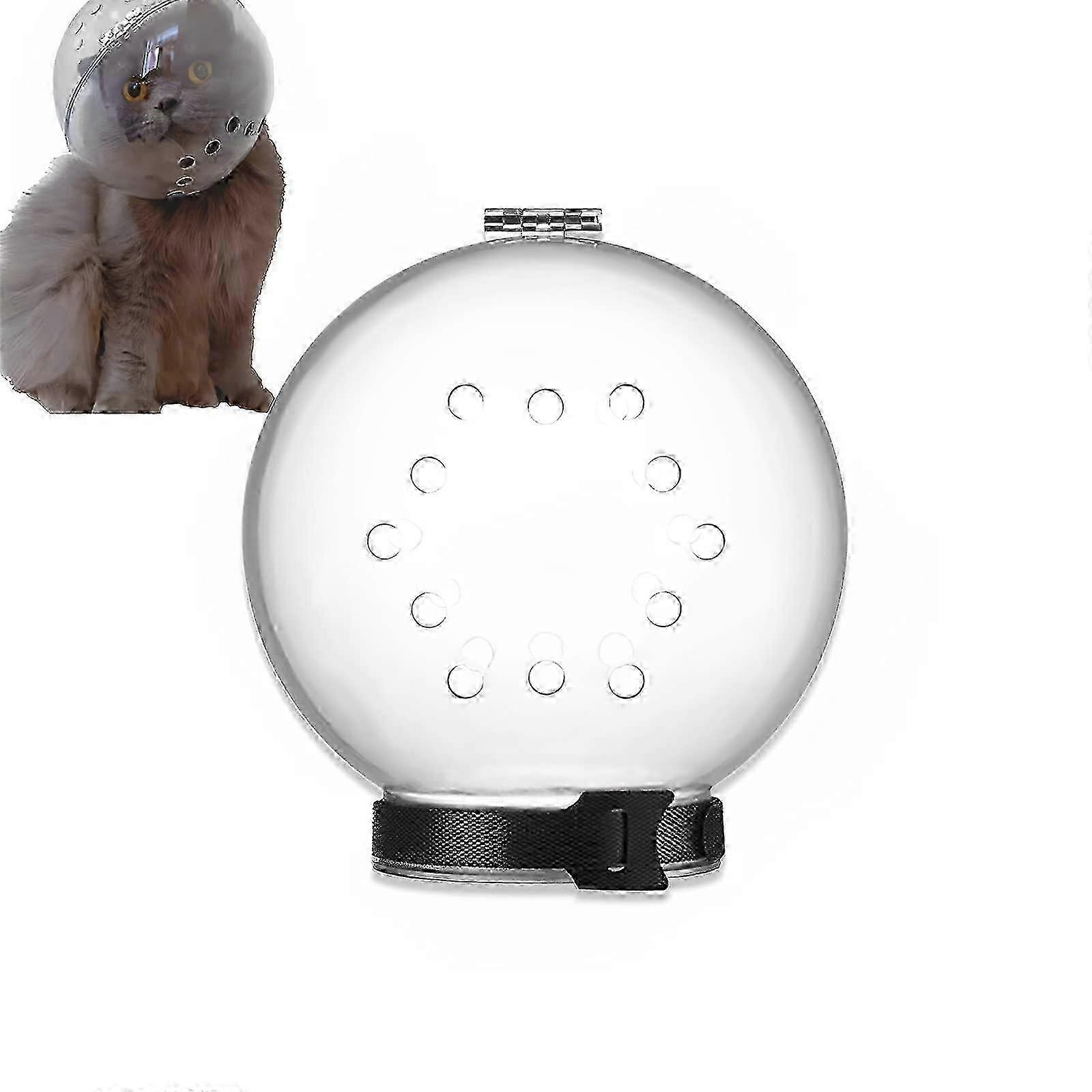 Cat hood, transparent, breathable, anti-biting