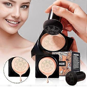 Base Makeup BB Cream, Moisturizing Natural Concealer, Nude Skin Tone Foundation Brightening Lasting Air Cushion, Even Skin Tone for All Skin Types