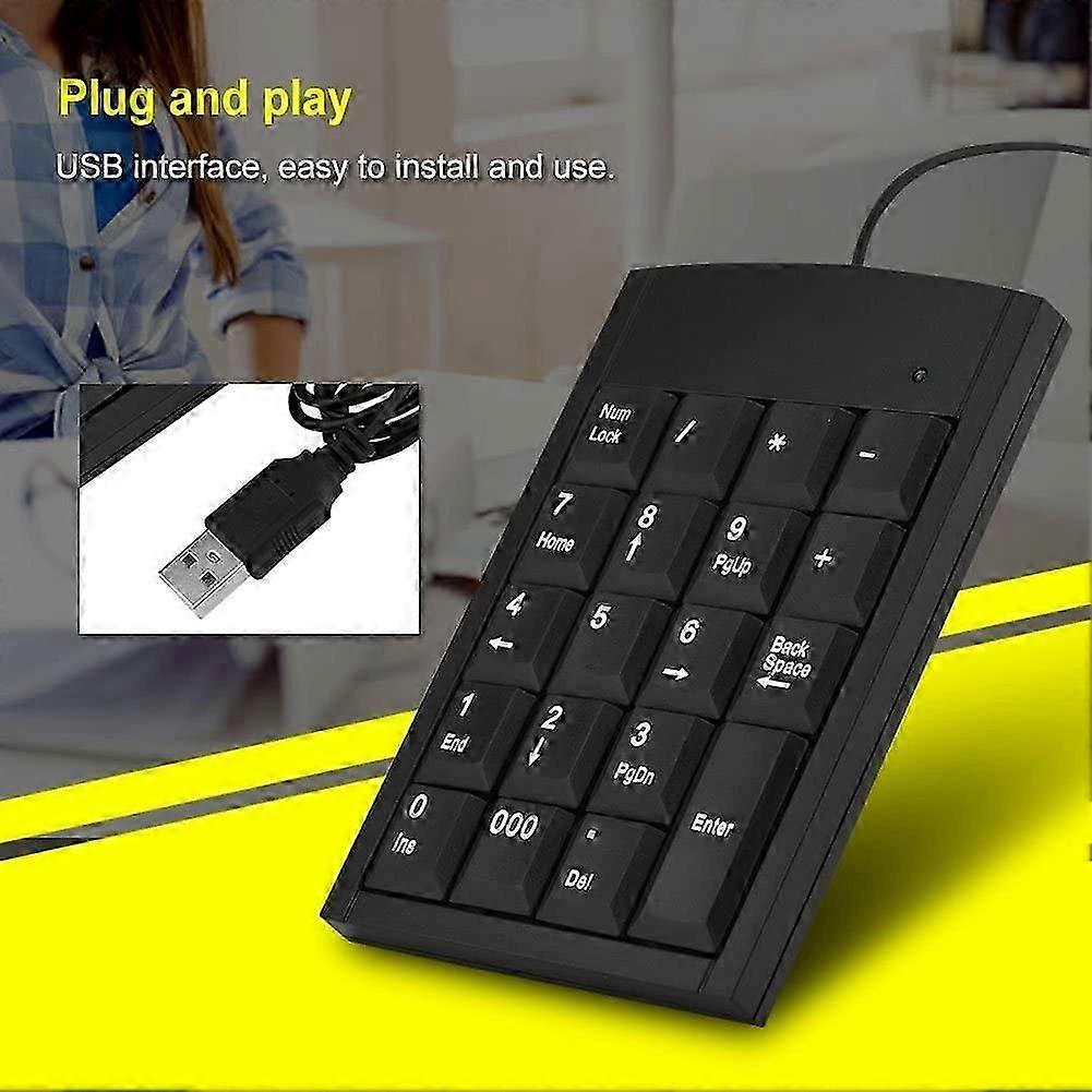 USB Numeric Keypad - Mini Portable USB Numeric Keypad for Computer Laptop numeric keypad portable keyboard