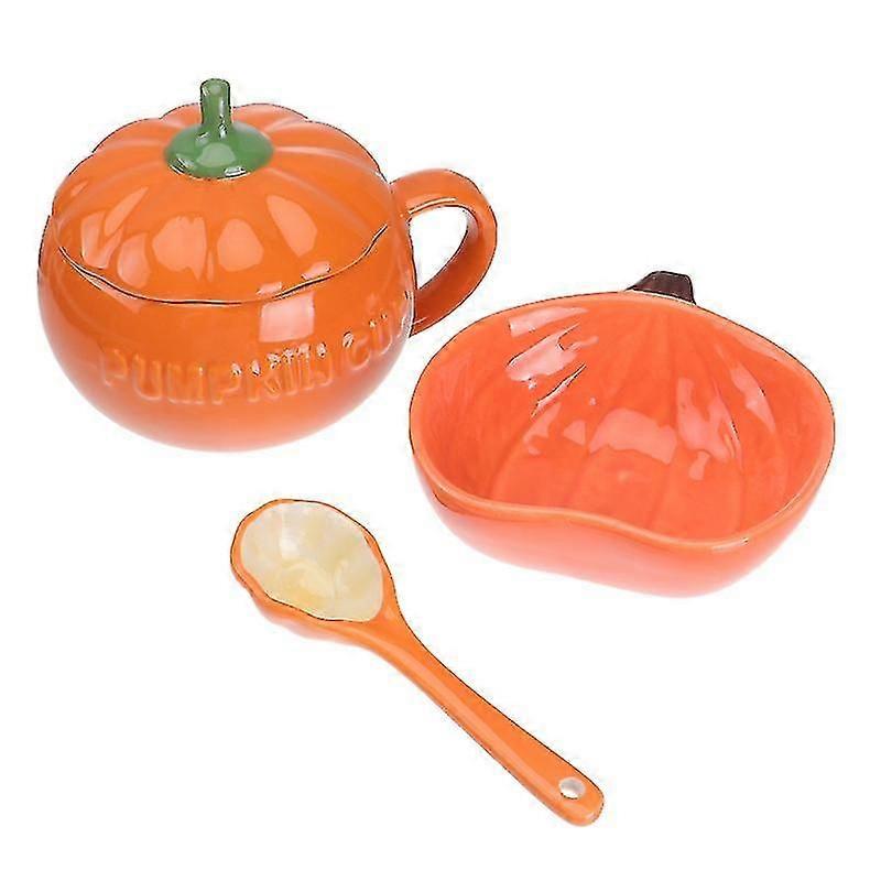 3pcs Pumpkin Shape Cup For Halloween Decorations