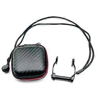 Aviation Aluminum Free Diving Nose Clip Comfortable Diving Surfing Swim Nose Clips Non- Silicone Pad At Both,black
