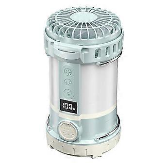 @27@Portable Camping Lantern with Fan Digital Display Portable Lantern for Indoor Outdoor