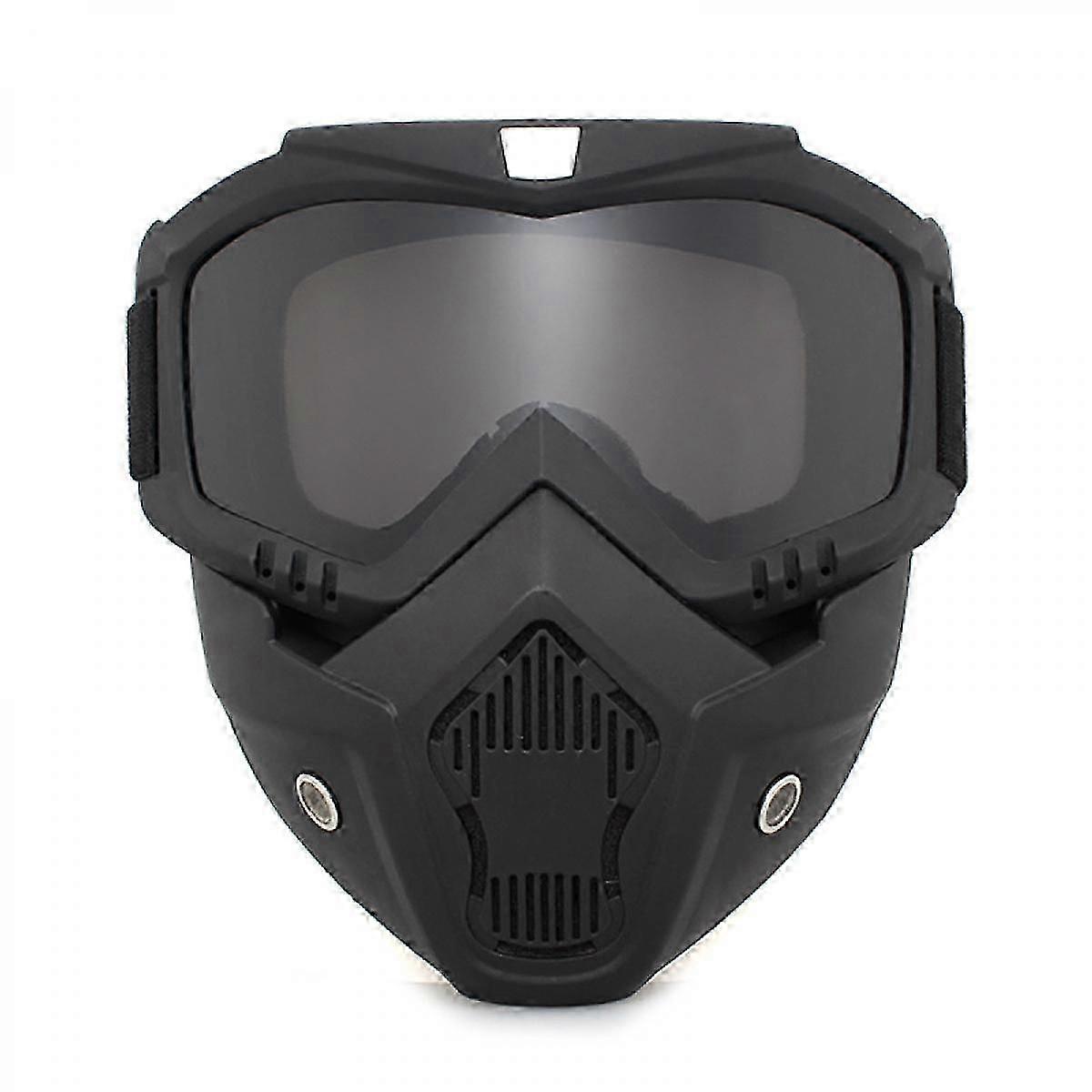 Motorcycle Goggles Removable Face