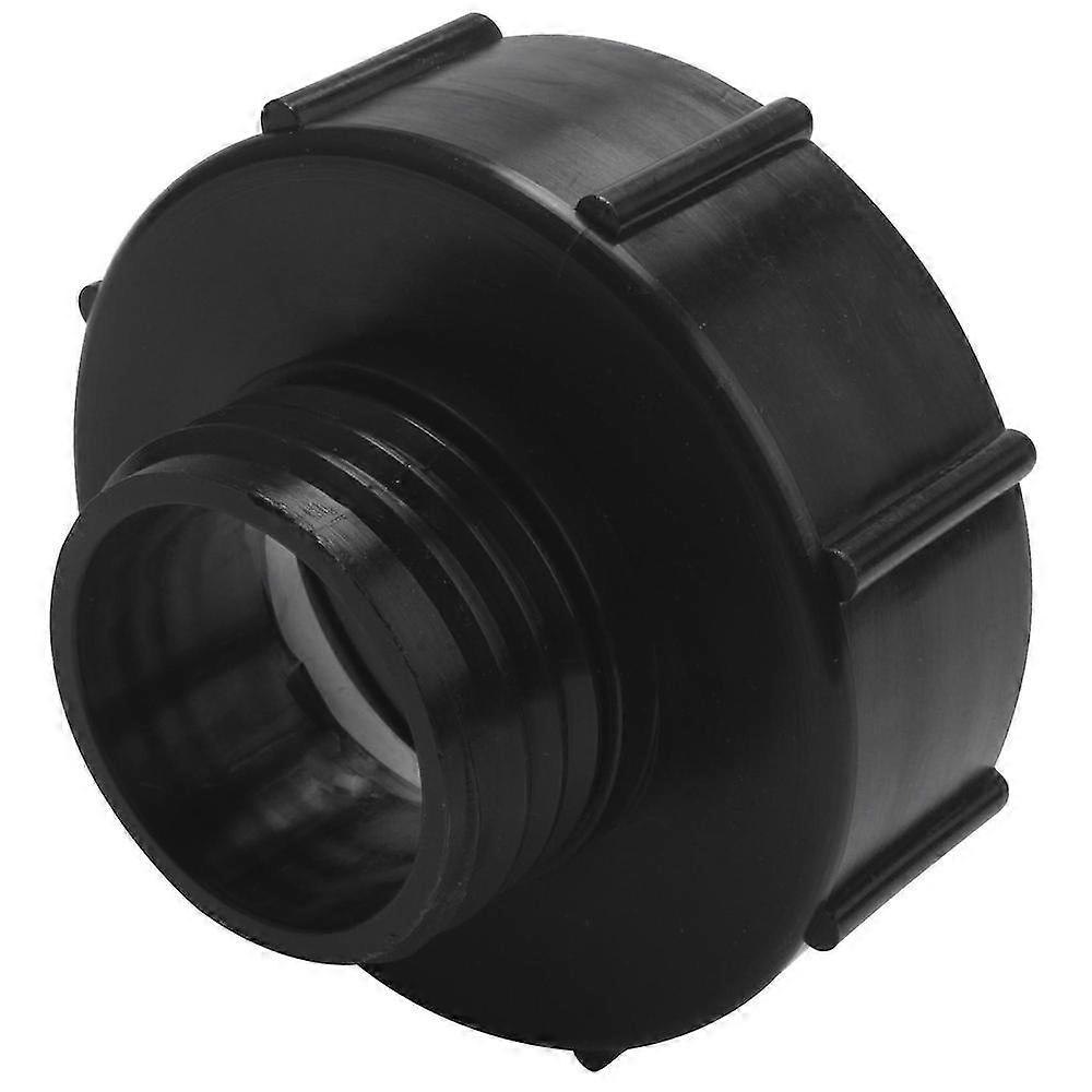 Large Container Adapter Compatible with S100x8 to S60x6 Thread, Black Plastic