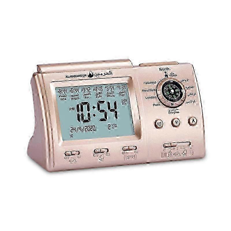 Azan Alarm Clock With World Time Display