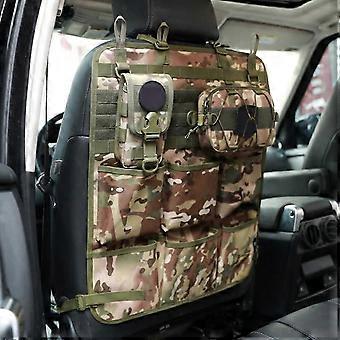 Square Camping Storage Bag Hanging Net Basket Camping Cutlery Storage Bag Folding Storage Thickened Oxford Cloth IAS