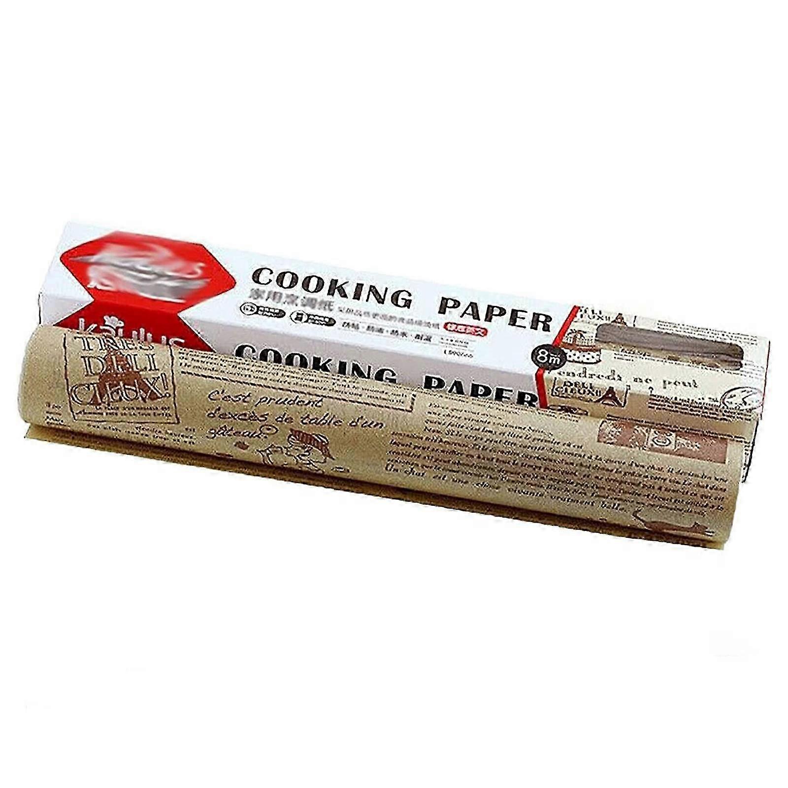 8m Brown Parchment Paper Non-Stick Roll