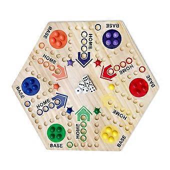 Premium Hardwood Fast Track Checkerboard Game