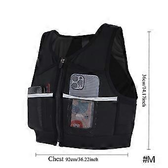 Trail Running Backpack Reflective Vest Bag Outdoor Marathon Lightweight Breathable Functional Pack for 1L Water Bottle Cycling