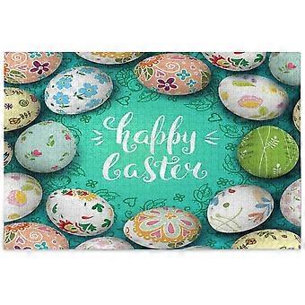 Jigsaw Puzzles Happy Easter Day Epuzzle,Fun Toy Family Game for Educational Intellectual Decompressing/Multicoloured UE1551