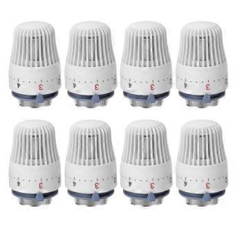 Radiatorthermostaatkop M30 x 1,5 cm, 8 stuks