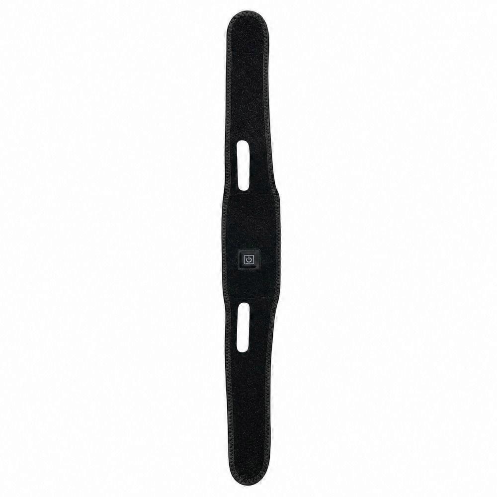 Chin and Neck Heating Strap with 24 LED Red-Light Array and Ear Cutouts