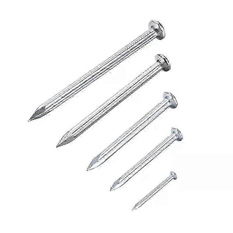 Hardened Point Tip Zinc Plated Nails