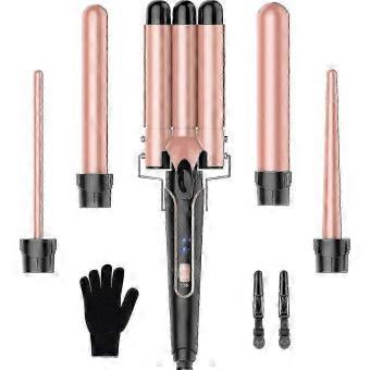 Curling Iron Set 5 in 1 Wave Iron - Curling Irons,0