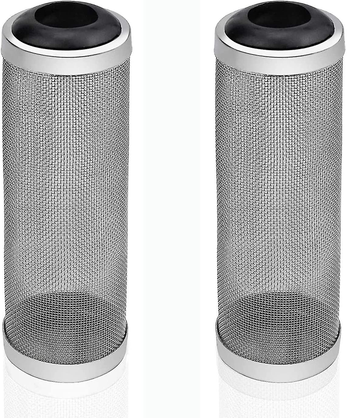 2 stykker filter mesh beskyttelse rustfritt stål filterbeskyttelse, rustfritt stål