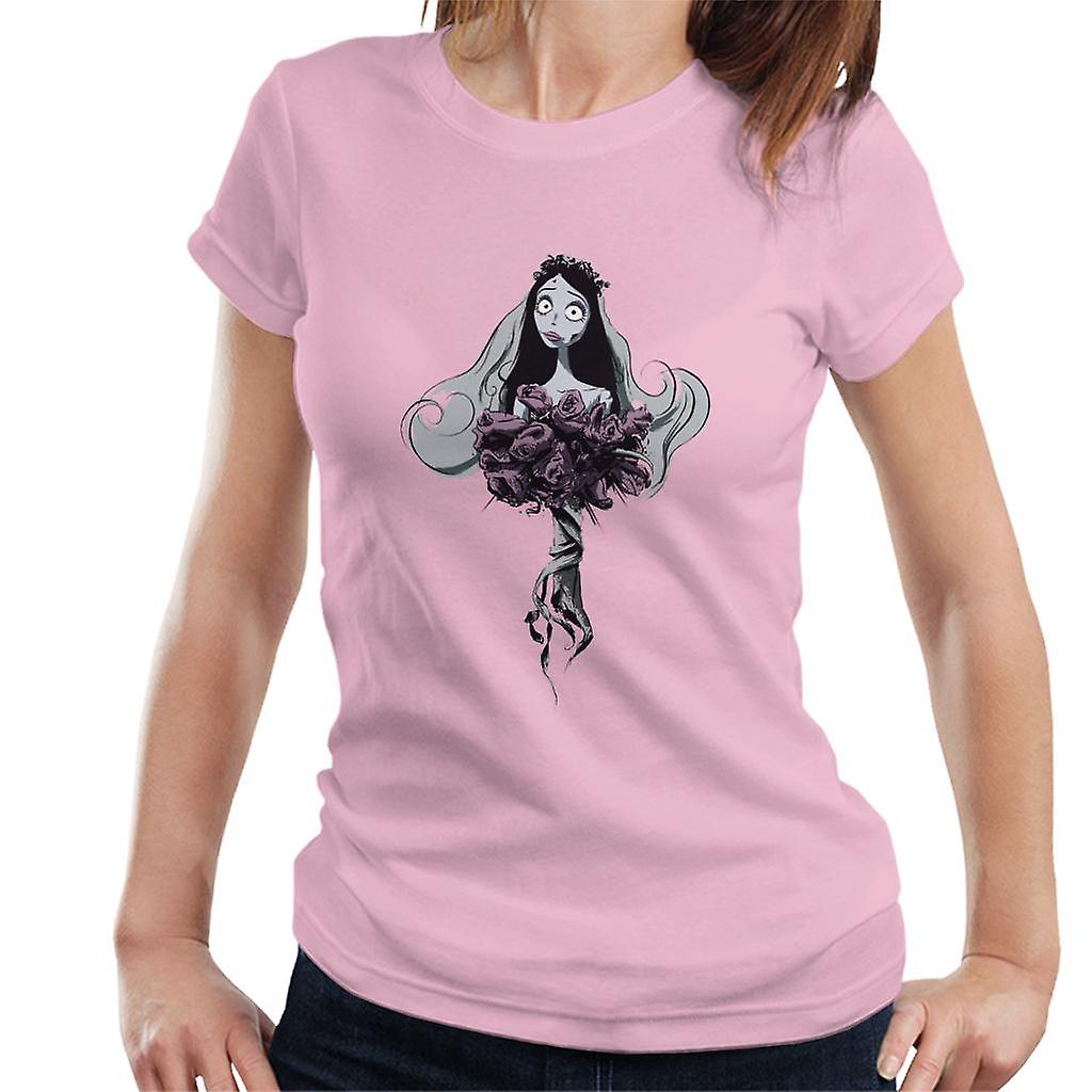Corpse Bride Emily Red Roses Women's T-Shirt