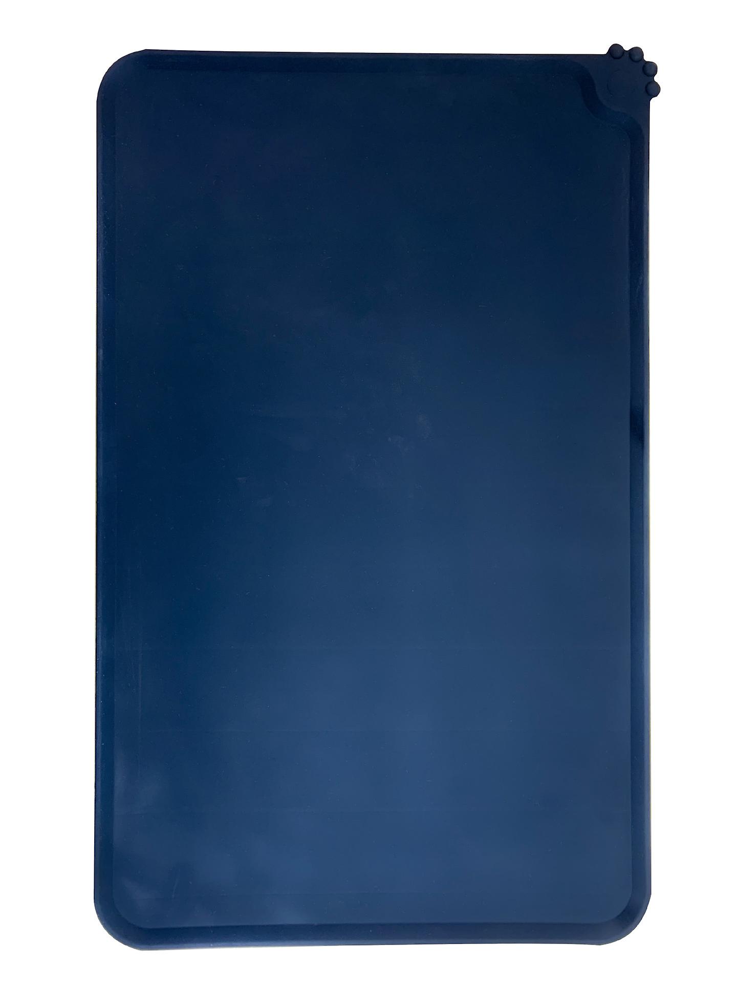 Tapis d'alimentation en silicone pour animaux de compagnie, antidérapant et imperméable, pour chien et chat, 47 x 30 cm, 1 pièce