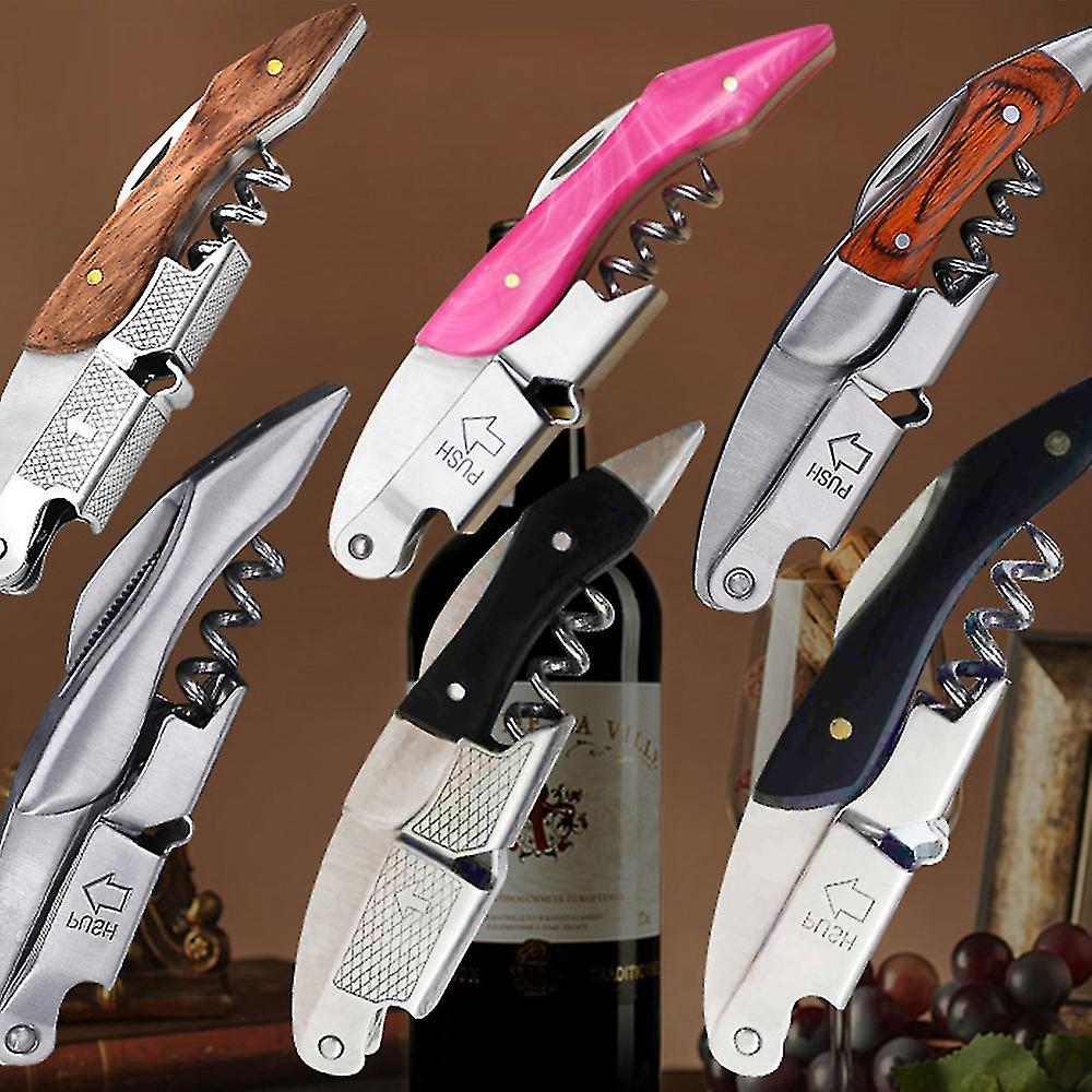 Stainless Steel Wing Corkscrew Wine Bottle Opener, Resuable