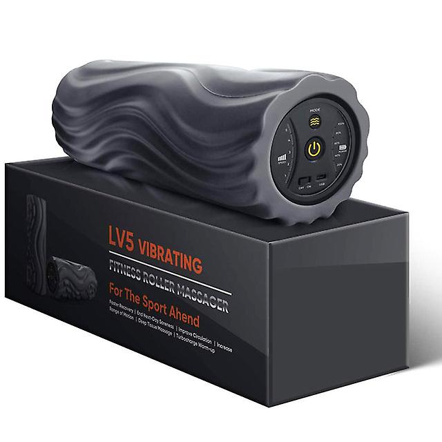 Foam Shaft Home Gym Vibration Massage 5 velocità colonna muscolo rilassare tessuto profondo usb ricaricabile elettrico Yoga Roller sollievo dal dolore
