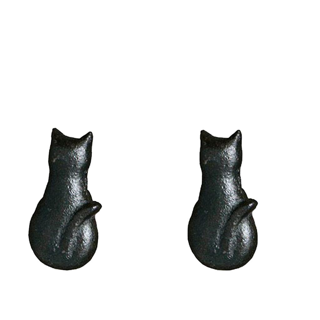 2pcs Creative Cat ShapedCupboard Drawer Knob Kitchen Cabinet Door Knobs D