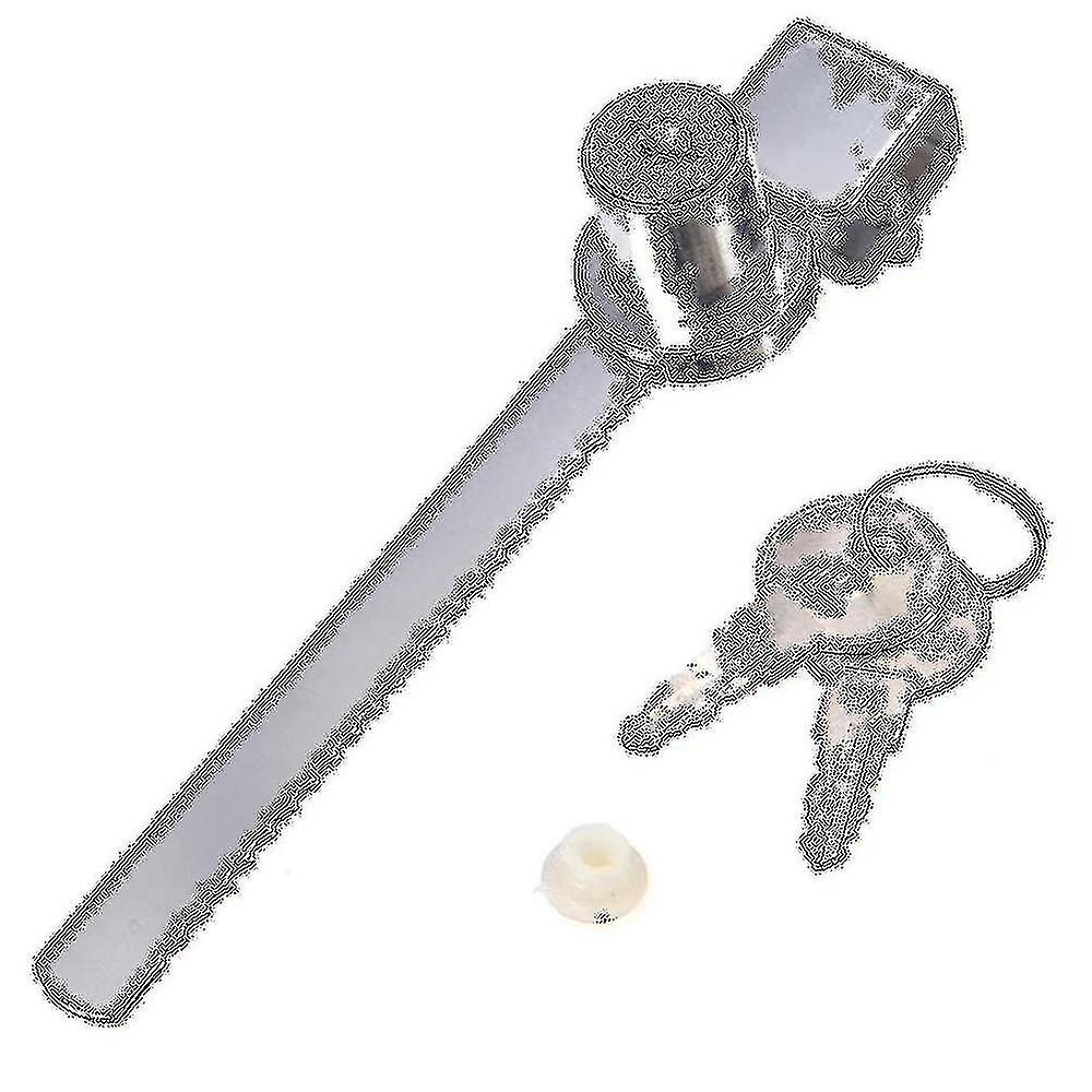 4 Keys +keyed Alike Display Case Showcase Lock Sliding Glass Cabinet Door Lock